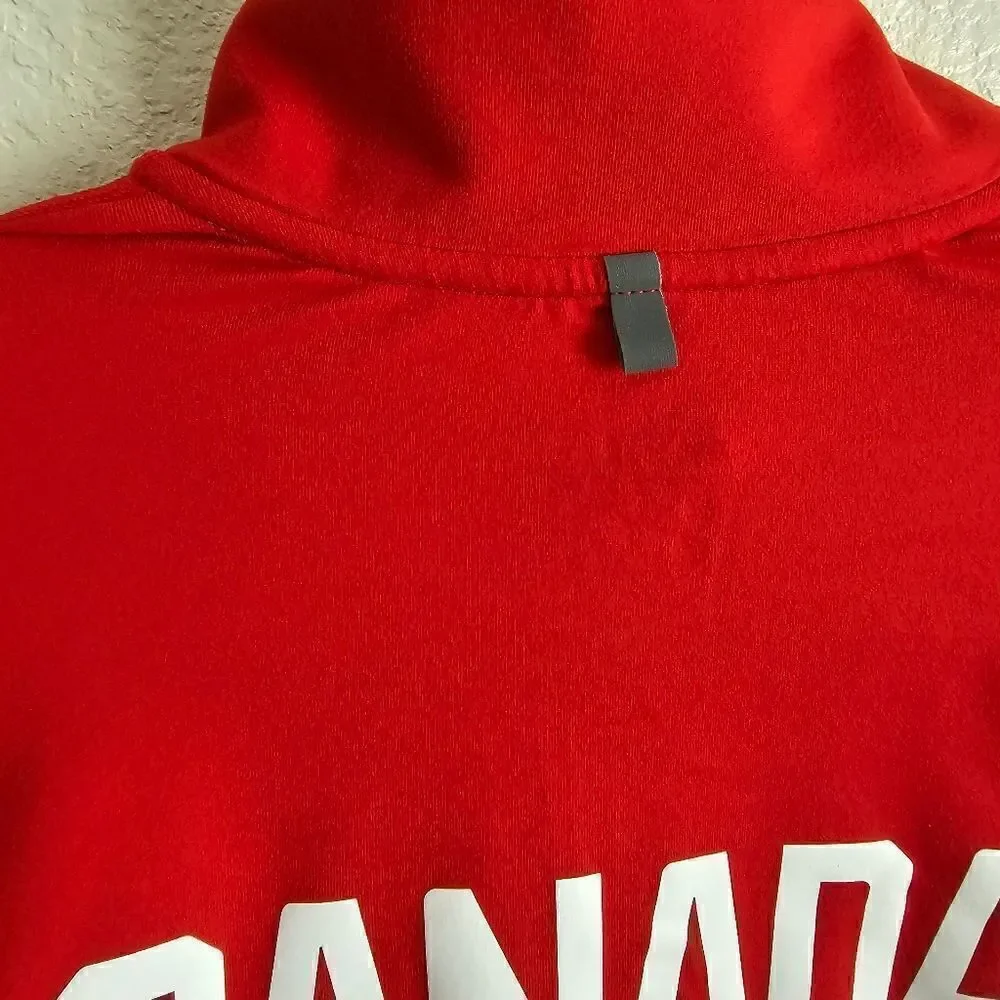 Nike Canada Pro Elite Running 1/2 Zip Lightweight Running Jacket Small S Red New